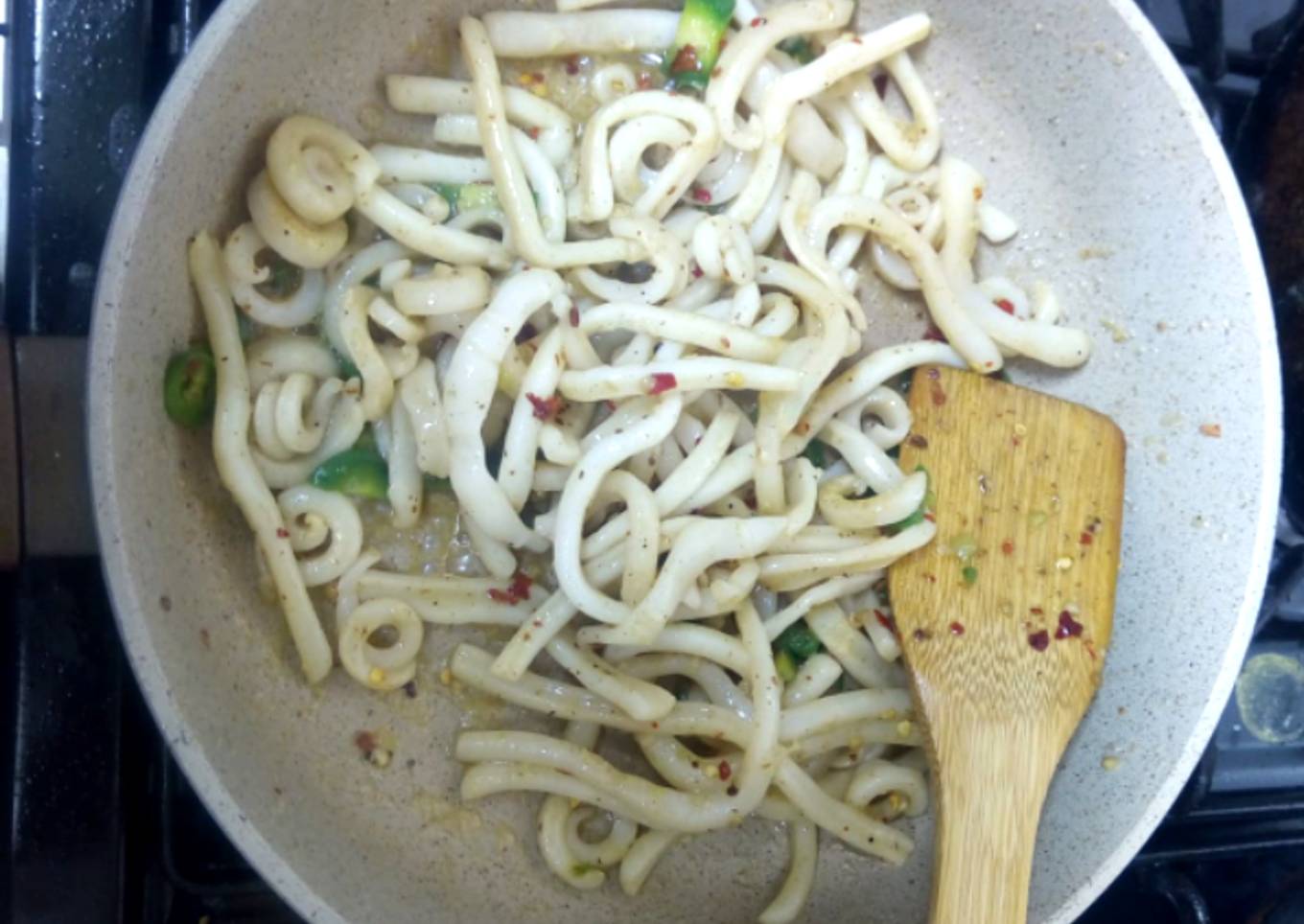 My Salt & Pepper Squid with Szechuan pepper 🙄