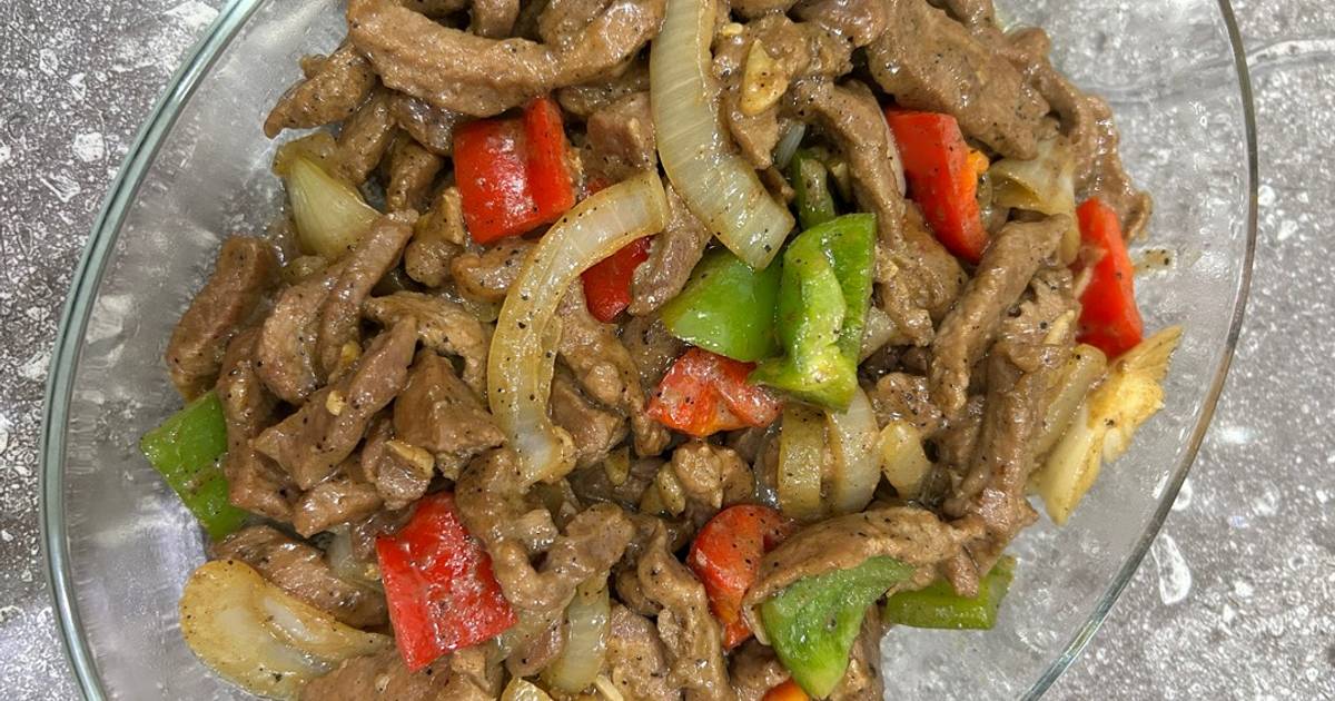 Resep Sapi Lada Hitam Mudah dan Praktis Dihidangkan