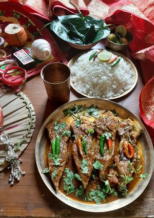 চিতল মাছের কালিয়া(Chitol macher kalia recipe in Bengali) রেসিপির প্রধান ছবি
