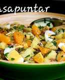 Ensalada campera de tollina con naranja 🐟 🍊 🫒