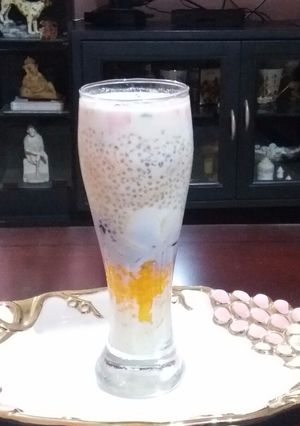 ##Bangalir Rondhon shilpo...Milk-fruits punch রেসিপির প্রধান ছবি