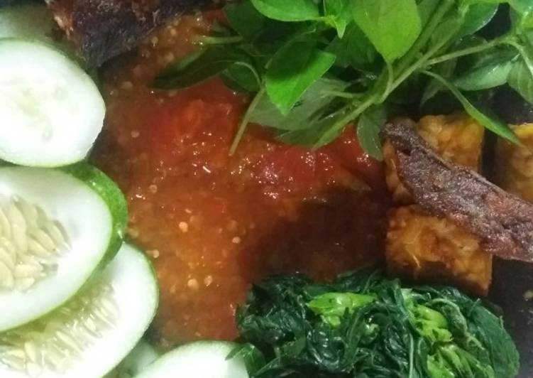 Cara Gampang Memasak Bismillah,lalapan sambel mentah Anti Gagal