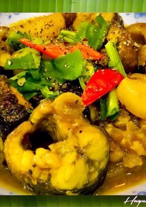 Hình của món Lươn Kho Củ Nén.