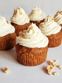 Une photo de Cupcakes façon carrot cake