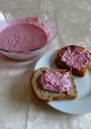 Céklás-túrós vitaminbomba recept fotója