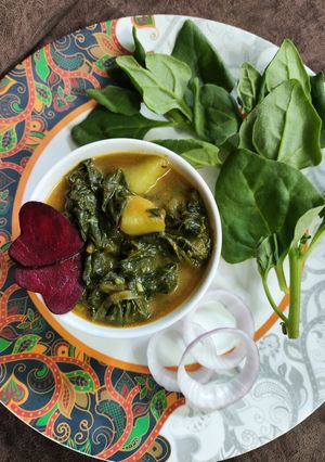 A picture of Palak Ki Sabji.