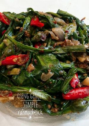 Foto resep Oseng genjer simple