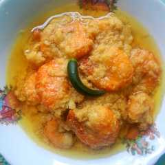A picture of Udang Bumbu Kuning Jadul.