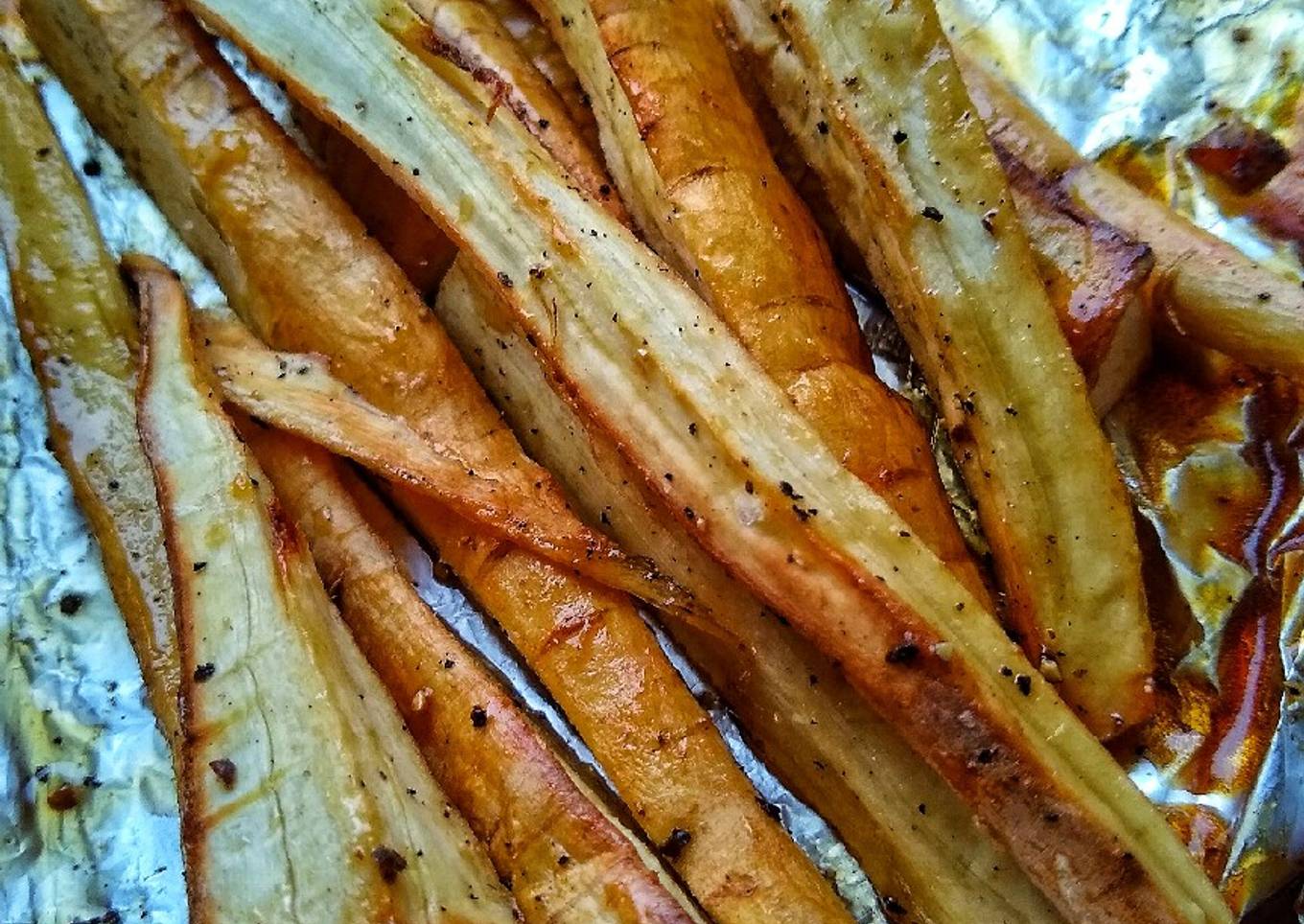 Maple Roasted Parsnips
