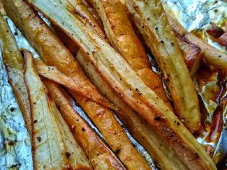 Maple Roasted Parsnips