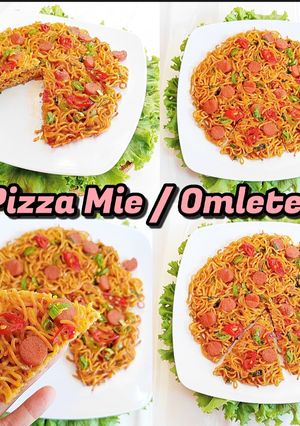 Foto resep Pizza Mie / Omlet Mie