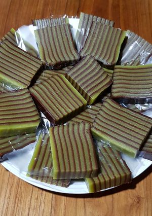 Foto resep Lapis Beras Coklat Pandan