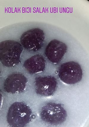 Foto resep Kolak biji salak ubi ungu