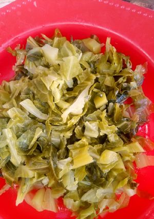 A picture of Korin cabbage.