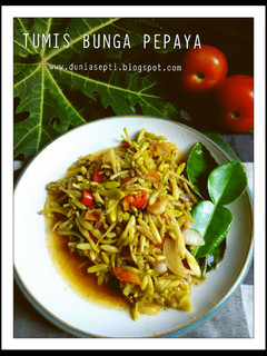 Foto resep Tumis Bunga Pepaya