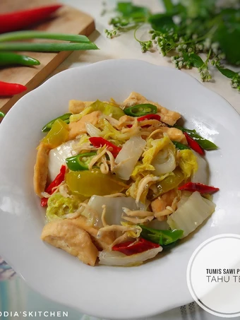 Cara Mudah Membuat Resep Tumis Sawi Putih Tahu Teri yang Sempurna Anti Ribet, Bikin Ngiler