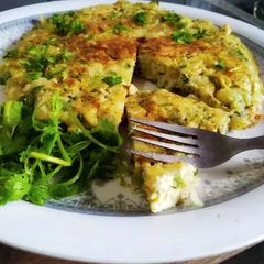 A picture of Spanish omelette.