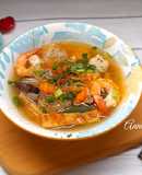 Súp bánh phồng tôm