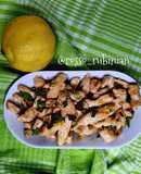 Fettine di petto di pollo marinate al limone