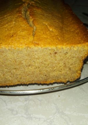 Una foto de Budín de banana con harina integral (sin azúcar)