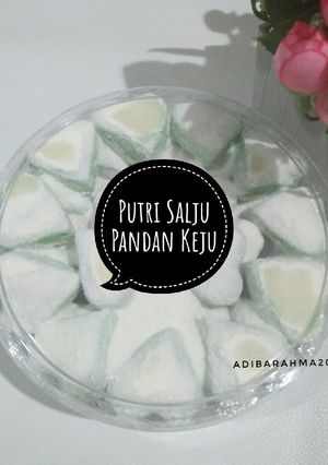 Foto resep Putri Salju Pandan Keju