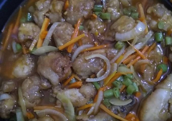 Cara bikin Ayam saos asam manis saori Cara bikin Ayam saos asam manis saori