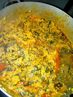 A picture of Egusi soup 1.