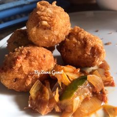 A picture of Yam Balls.