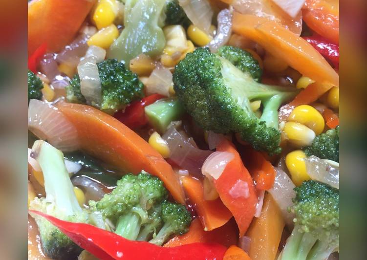 Resep Brokoli saus tiram yang mudah