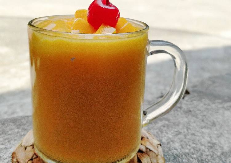 Cara Gampang Menyiapkan Mango Tape Smoothies (Jus Mangga Super Lembut) yang Menggugah Selera