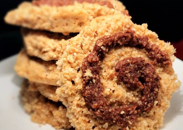 Galletas de canela y avena (cinnamon roll oat cookies)