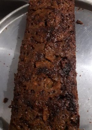 Una foto de Budín de frutas