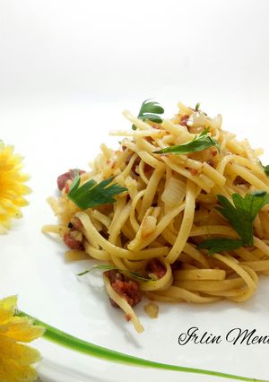 Foto resep Fettucine Kornet Simple
