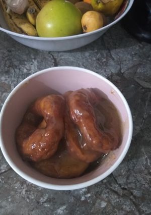 Una foto de Picarones Joha con almíbar de naranja... 😋