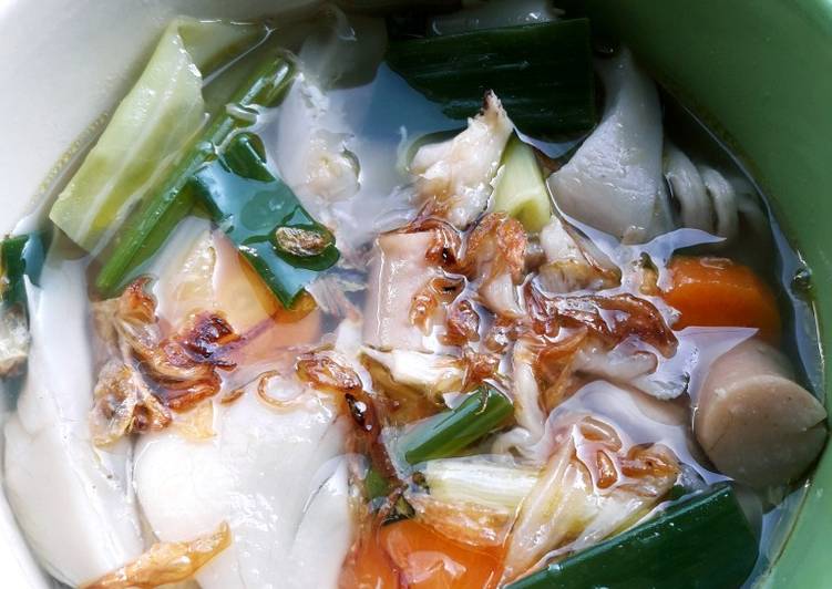 Resep Sup Jamur Tiram Sosis Ayam Untuk Si Kecil, Enak Banget