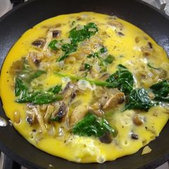 A picture of No-Cheese Veggie Omelette.