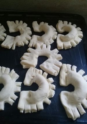 Una foto de Roscas de membrillo