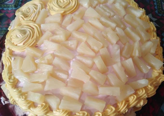 PINEAPPLE SPONGE CAKE 🎂