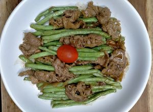 Foto resep Baby Buncis Beef Slice
