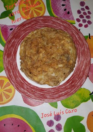 Una foto de Tortilla de aloe vera con finas hierbas