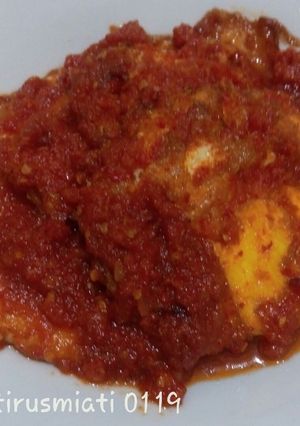 Foto resep Telor ceplok balado