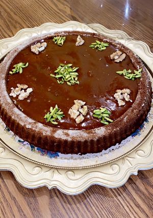صورة لوصفة كيكة التمر بالتوفي