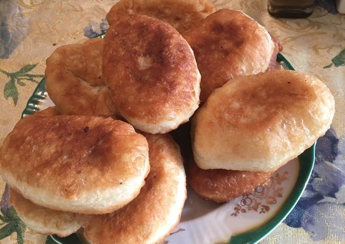 Пирожки с печенью и картошкой в духовке