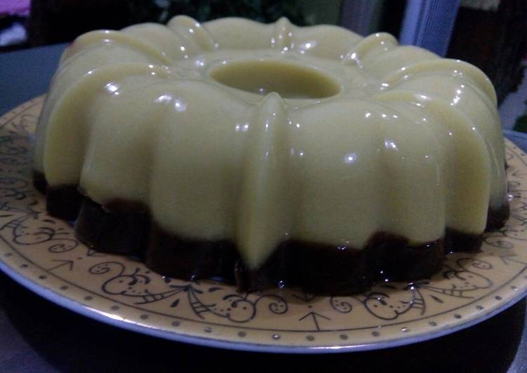 Puding jagung brownis