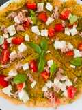 Pizza di lenticchie rosse