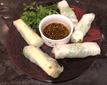 The New Way Cooking Recipe Vietnamese Rice Paper Rolls Fresh Spring Rolls Yummy