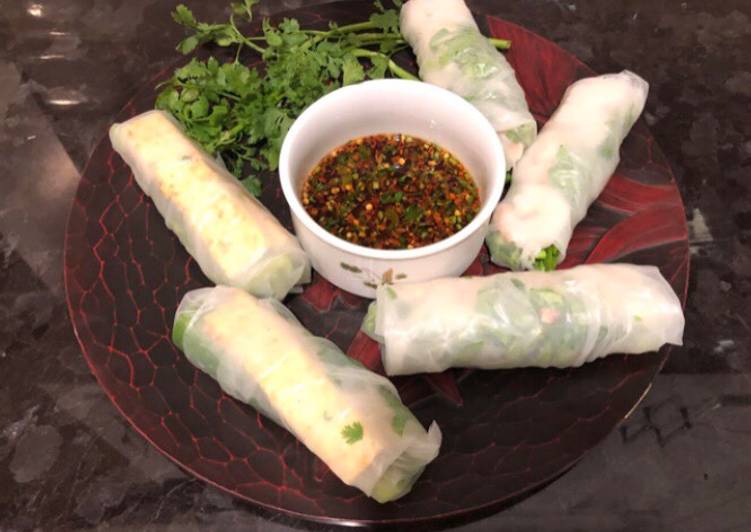 Easiest Way to Prepare Homemade Vietnamese Rice Paper Rolls (Fresh Spring Rolls)