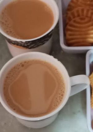 A picture of Masala tea.