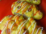 Pumpkin Caterpillar Bread by Rachma Mita