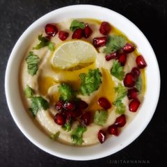 A picture of Muttabal Middle Eastern style Aubergine Dip.